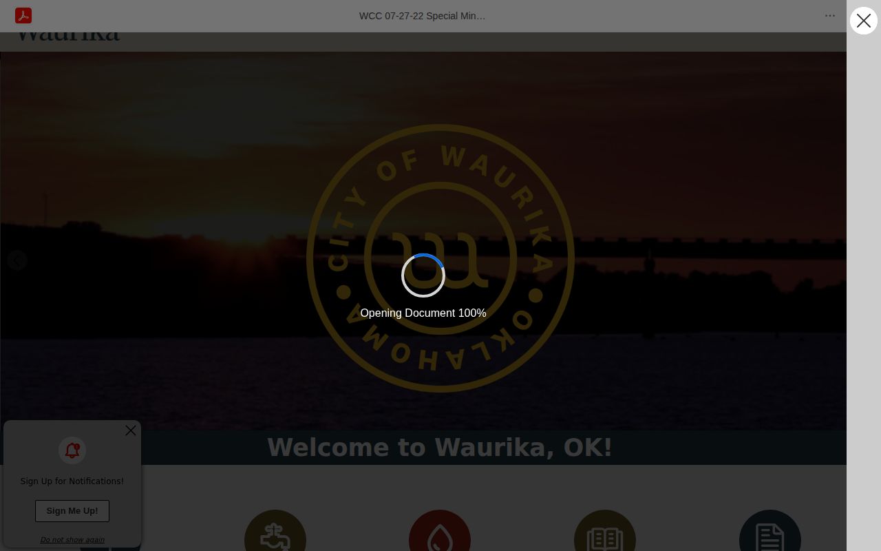 Waurika Police Department Jefferson County prisoner housing record
